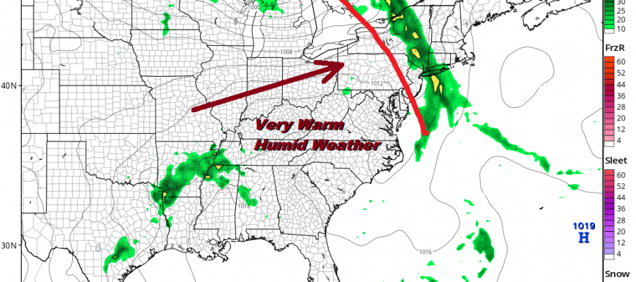 Sunday of Sunshine Low Humidity Very Warm More Humid Week Ahead