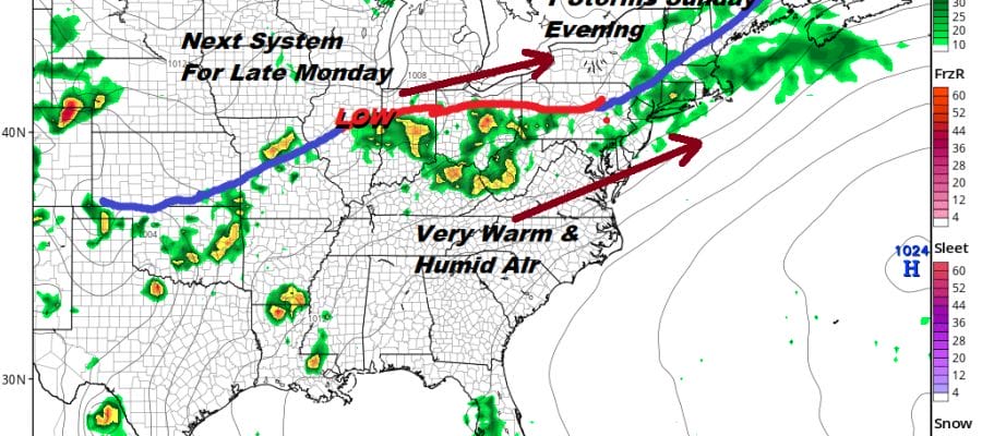 Father's Day Weekend Weather Outlook Thunderstorms Late Sunday