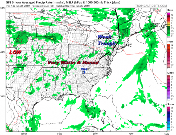 Showers Thunderstorm Early Tuesday Morning Then Warm Humid Some Sun Follows