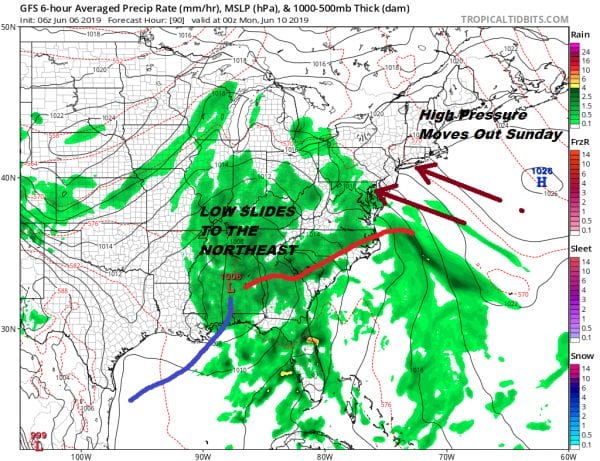 Weather Conditions Slowly Improve Next Few Days