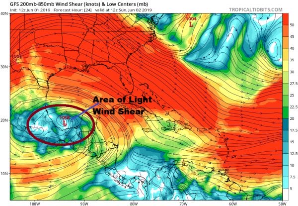 Hurricane Season Begins Today System In Southwest Gulf of Mexico