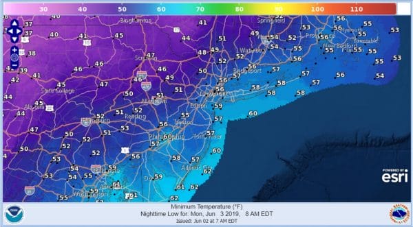 Severe Thunderstorm Risk Late Today Very Cool Start to New Week
