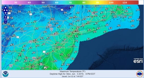 Thunderstorms Exit Cool Monday Tuesday More Storms Late Wednesday