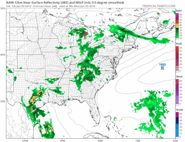 Cool Night Ahead Sunny Tuesday Warmer Wednesday Night Showers Thunderstorms