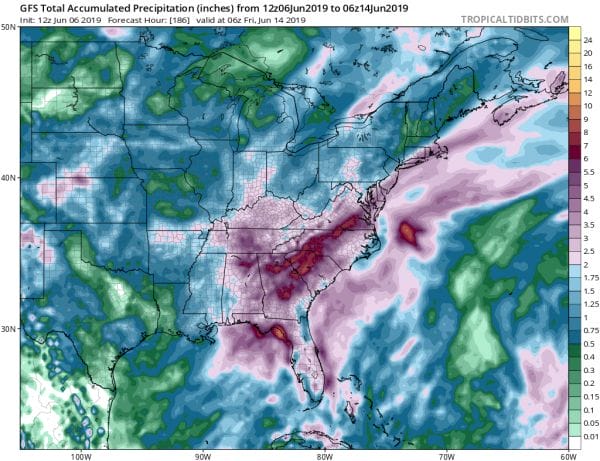 Next Week's Weather Not Looking Good Active Pattern