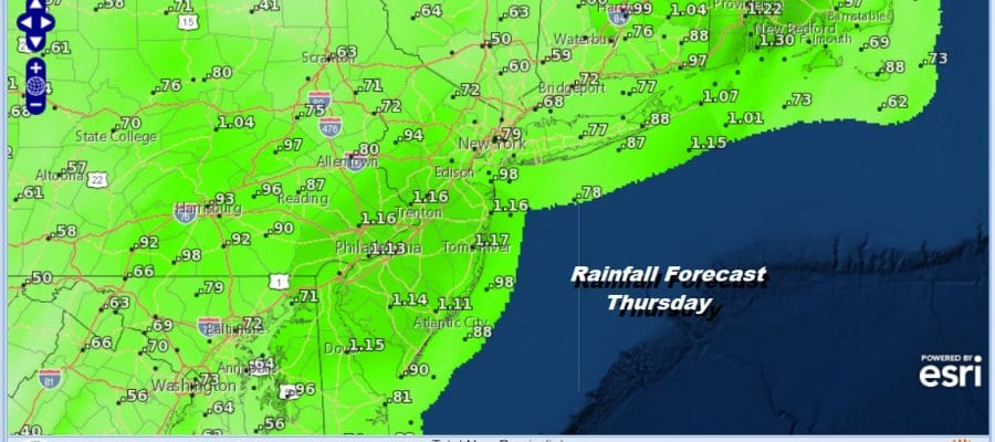 Sunshine Wednesday Heavy Rain Thursday Morning Father's Day Weekend