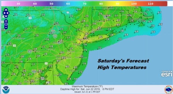 Weather Conditions Improving First Summer Weekend Nice Next Week Warmer More Humid