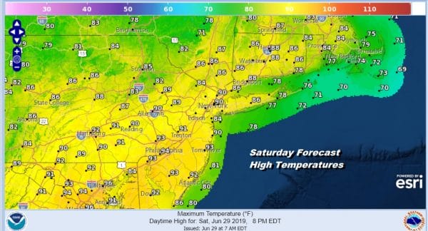 Steamy Saturday Weather Hot Humid Severe Thunderstorms Possible