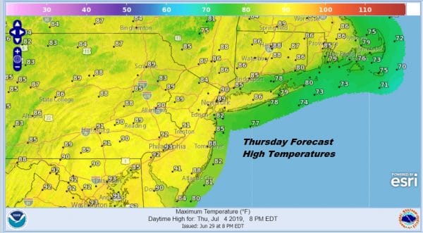 Summer Weather Continues Occasional Thunderstorm Threats Hot Humid