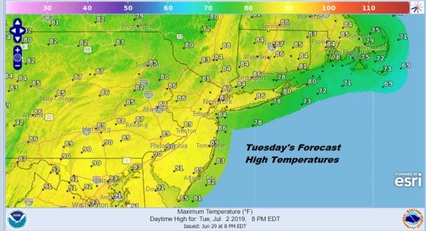 Summer Weather Continues Occasional Thunderstorm Threats Hot Humid