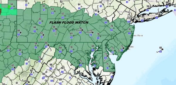 Downpours Thunderstorms Threaten All Week Severe Weather Risk Today Tuesday
