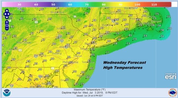 Summer Weather Continues Occasional Thunderstorm Threats Hot Humid