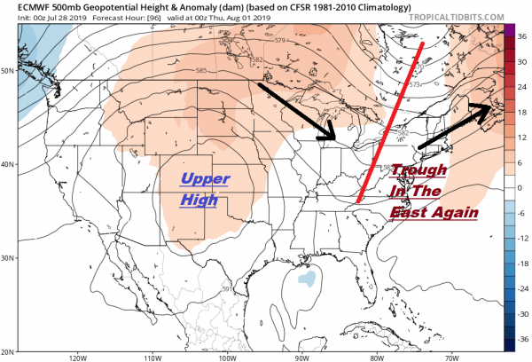 Sunshine Hot Humid Chance Thunderstorms Overnight