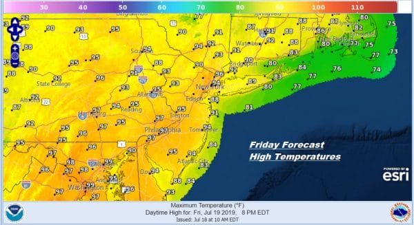 Short But Brutal Heat Humidity Friday Into Monday