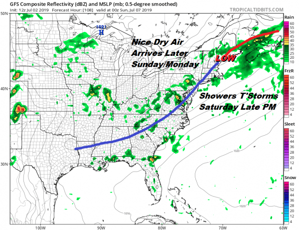 Thunderstorms Fire Up This Evening Very Warm Humid Weather Continues Into Saturday