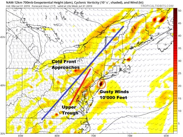Severe Weather Risk Raised This Afternoon Evening New Jersey Eastern Pennsylvania