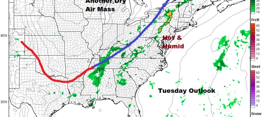 After Relative Calm More Active Weather Pattern Lies Ahead
