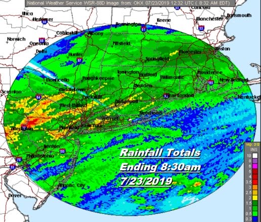 Cold Front Very Slowly Moving Eastward Improvement Comes Wednesday