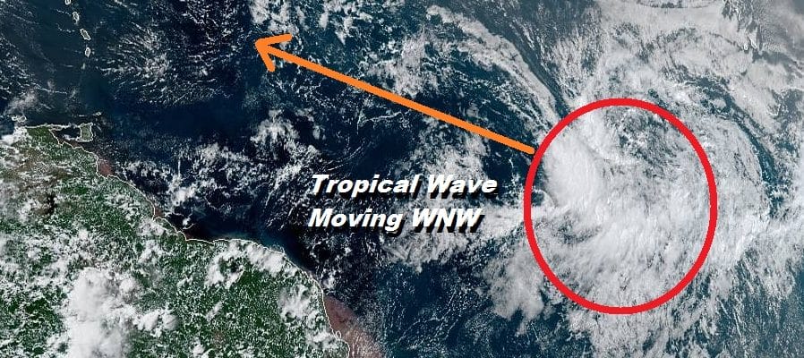 Tropical Wave In The Eastern Atlantic Could Develop Over the Weekend