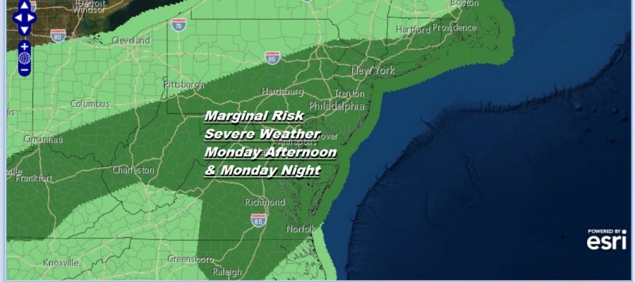 Another Brutally Hot Day Severe Weather Risk Later Monday
