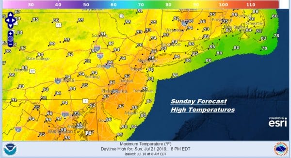 Short But Brutal Heat Humidity Friday Into Monday