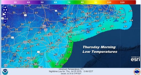 Beautiful Summer Weather Through Friday, Warmer More Humid Weekend Next Week