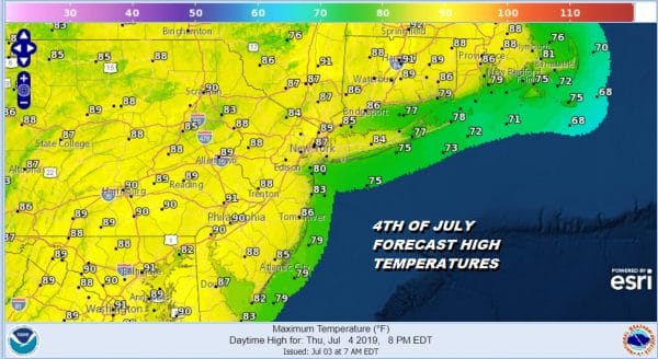 Very Warm Humid Scattered Thunderstorms Continue Through Saturday