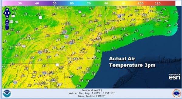 Some Sunshine Slightly Lower Humidity Next Two Days