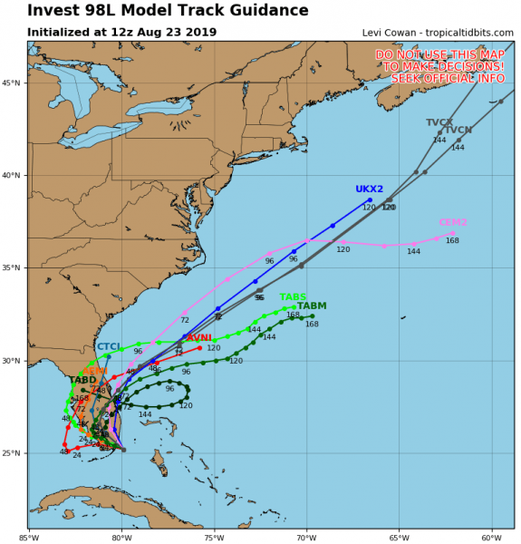 System Off Florida Coast Better Organized Could Become A Tropical Depression Saturday
