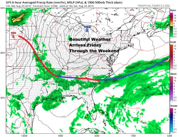 Another Summer Day Late Storms Wednesday Thursday