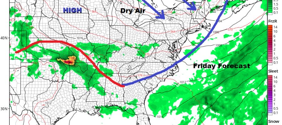 Dry Air About to Arrive Very Warm Thursday Beautiful Weekend