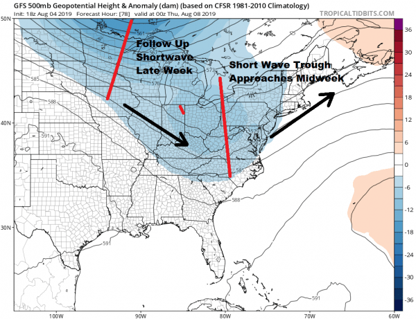 Severe Weather Risk Wednesday New Week Starts Sunny