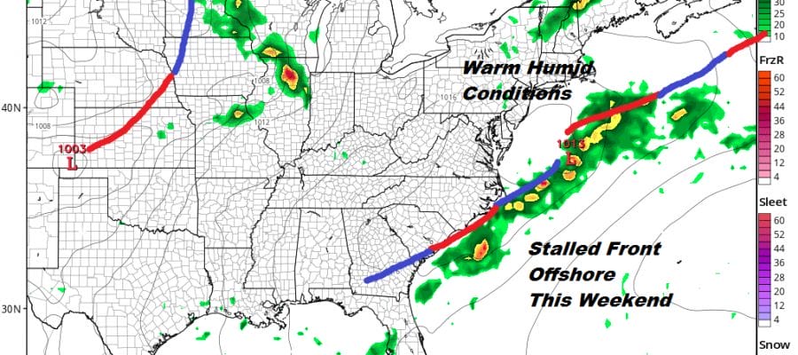 A Cloudy Rainy Afternoon & Evening, Severe Weather Threat Reduced Further