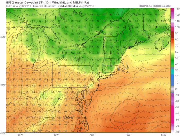 Warm Humid Weekend Isolated Storm Chance Mostly Dry Through Sunday