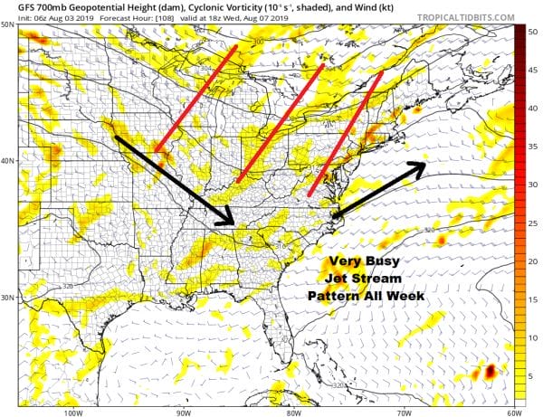 August Weekend Underway A Few Pop Up Thunderstorms
