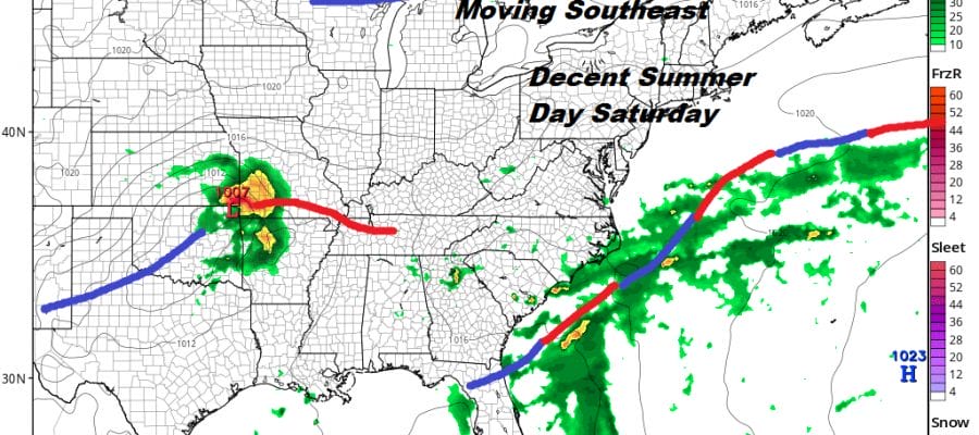 Sunshine & Clouds Weekend Looks Mostly Dry Warm