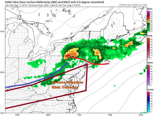Severe Weather Risk Tuesday