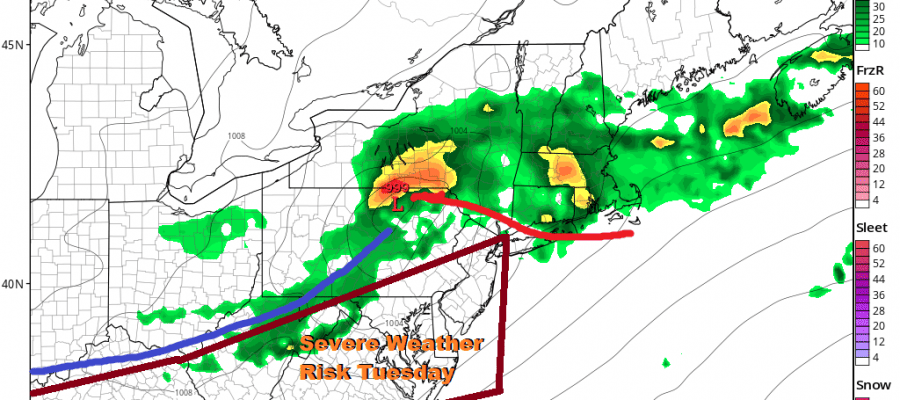 Severe Weather Risk Tuesday