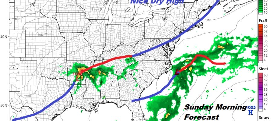 Sunshine & Clouds Weekend Looks Mostly Dry Warm
