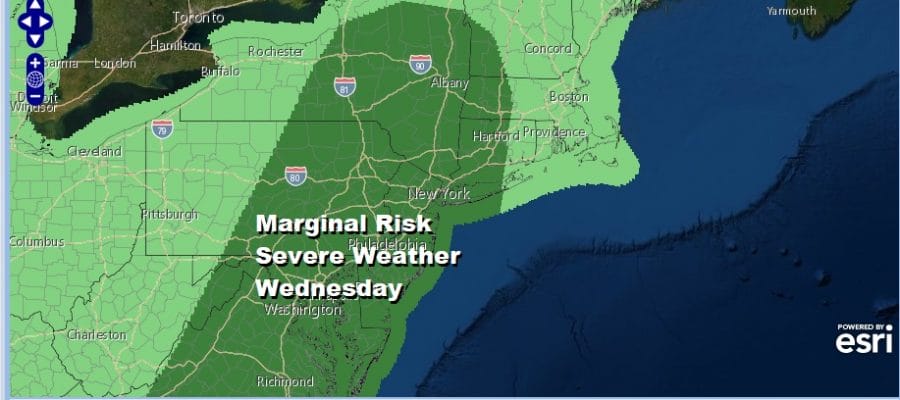 Warmer More Humid Severe Weather Risk Expands Wednesday