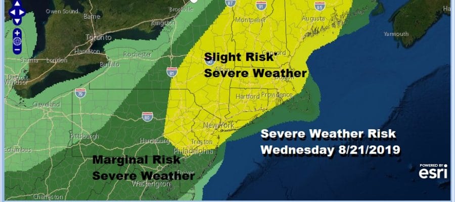 Severe Weather Risk Elevated Wednesday Weekend Humidity Relief On Course