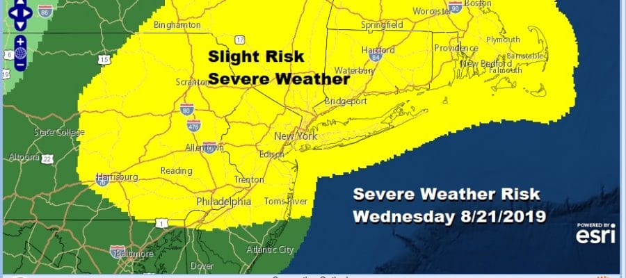 Weather in 5 on today's severe weather threat, the long range and the tropics.