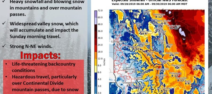 Major Snow Storm Northern Rockies Quiet Weather Continues Northeast