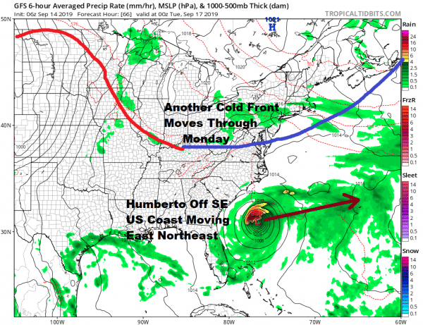 Weekend Begins Transition Warmer More Humid Weather Into Monday