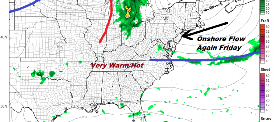 Warmer More Humid Night Hot Humid Wednesday Wash Rinse Repeat Late Week Weekend