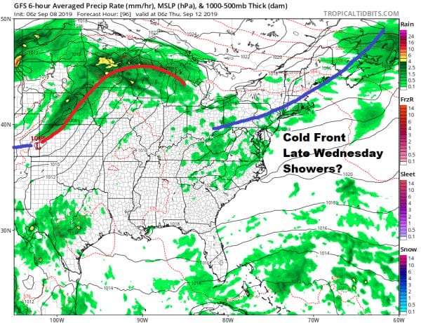 Clouds Around Today Calm Weather Into Wednesday