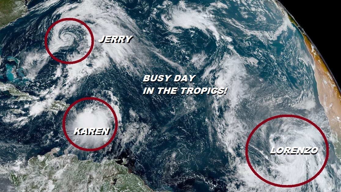 Tropical Storm Warning Puerto Rico Virgin Islands Karen Nears Jerry Nears Bermuda