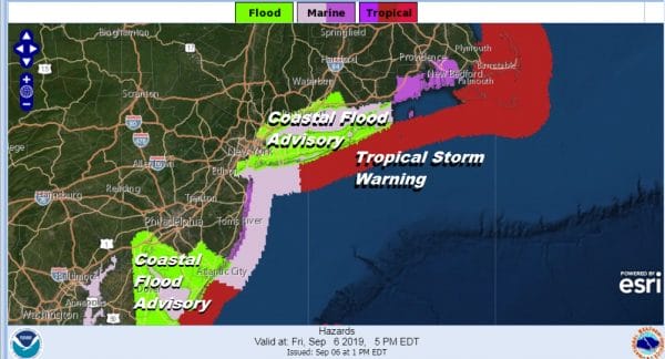 Dorian Moving Away Northeast Weather Conditions Improve Overnight