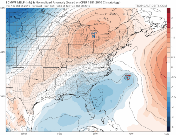 Clouds Next Cold Front Approaches Week Ahead Weather Questions Remain