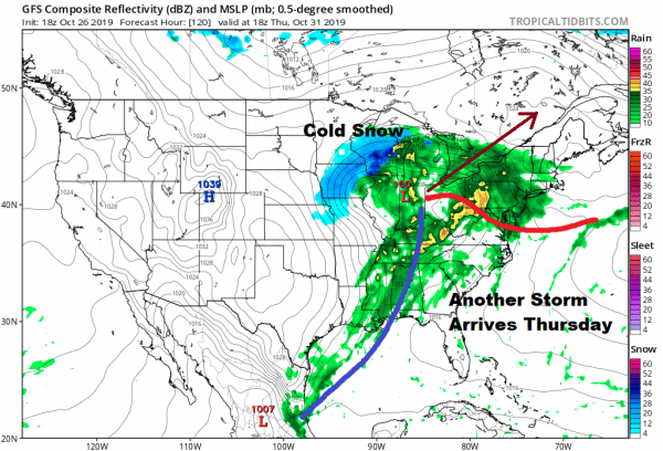 Rainy Sunday Severe Weather Possible South Jersey Southward Coastal Flood Advisory